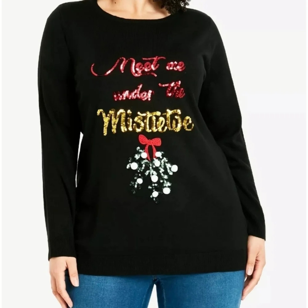 Evans meet me under the mistletoe sweater